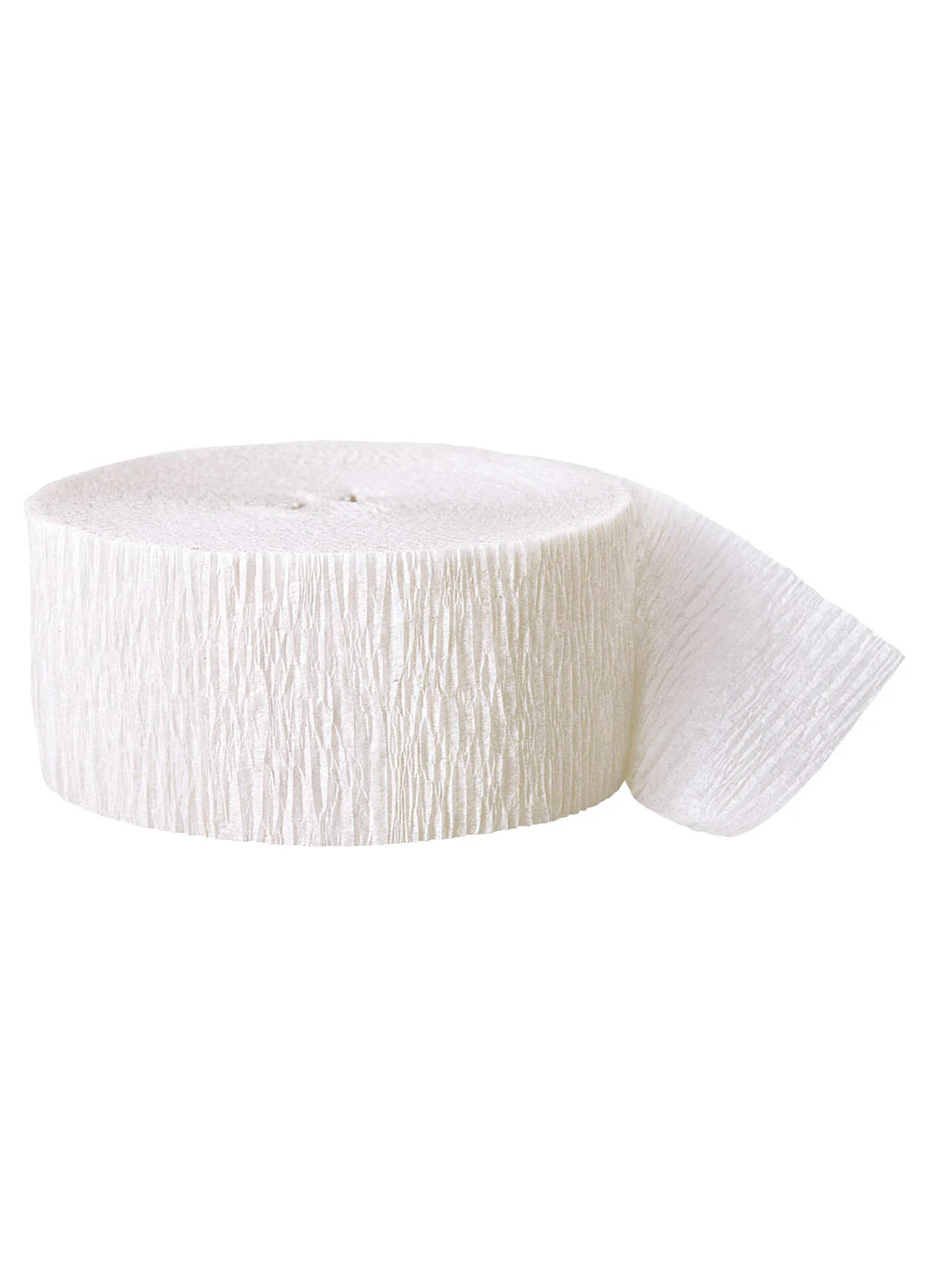 White Crepe Streamer