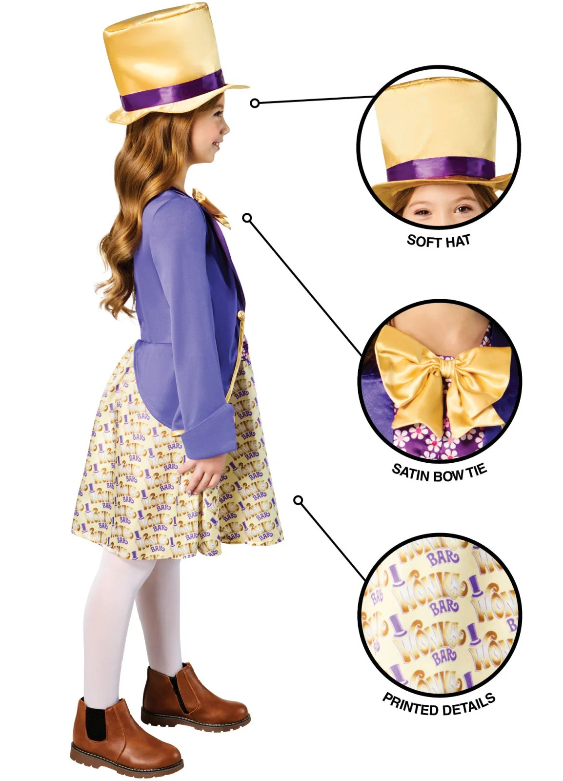 Willy Wonka Girl Costume - Image 2