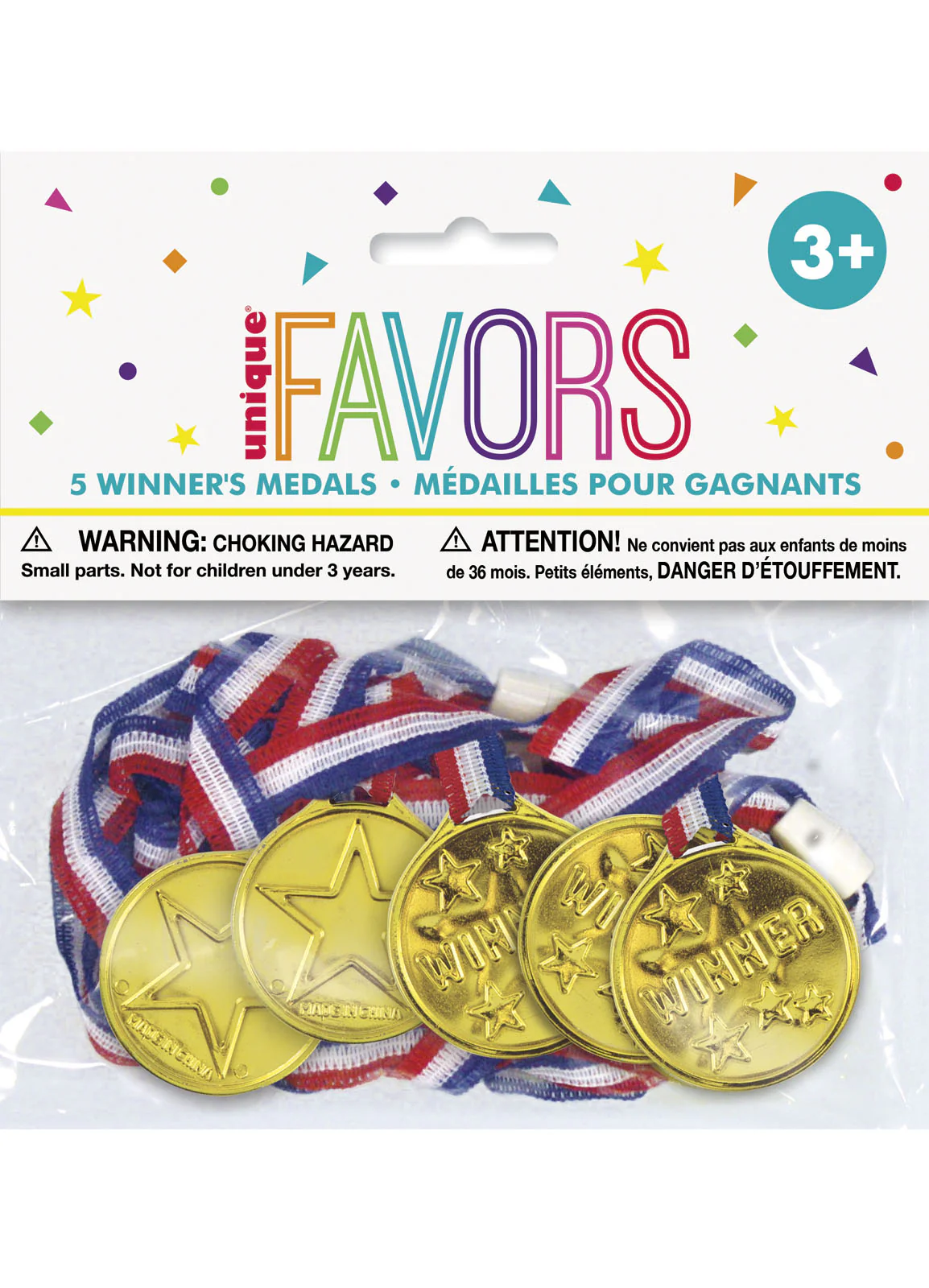 Winner Medals 5pk - Image 2