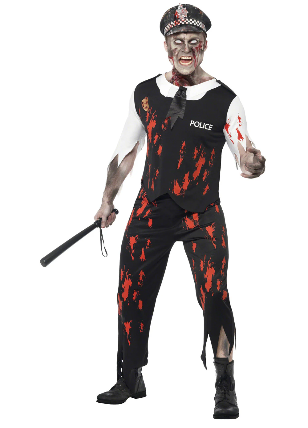 Zombie Policeman Costume Adult