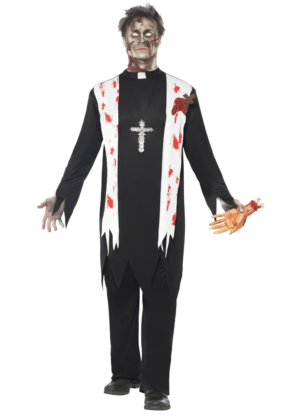 Zombie Priest Costume Adult