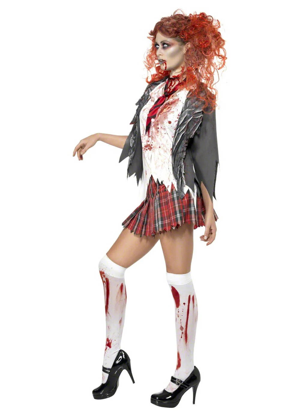 Zombie School Girl Costume Adult - Image 2