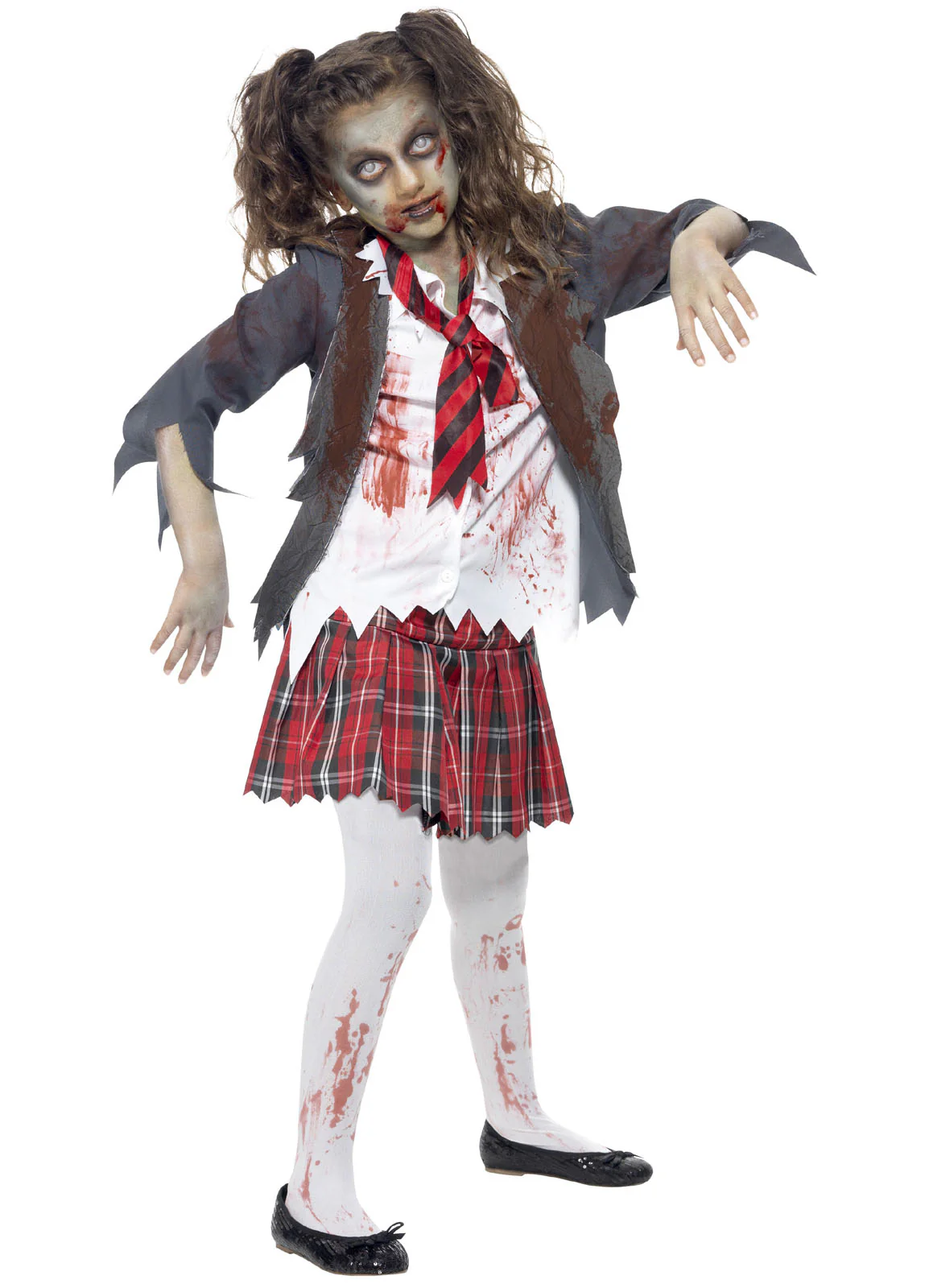 Zombie School Girl Costume Child
