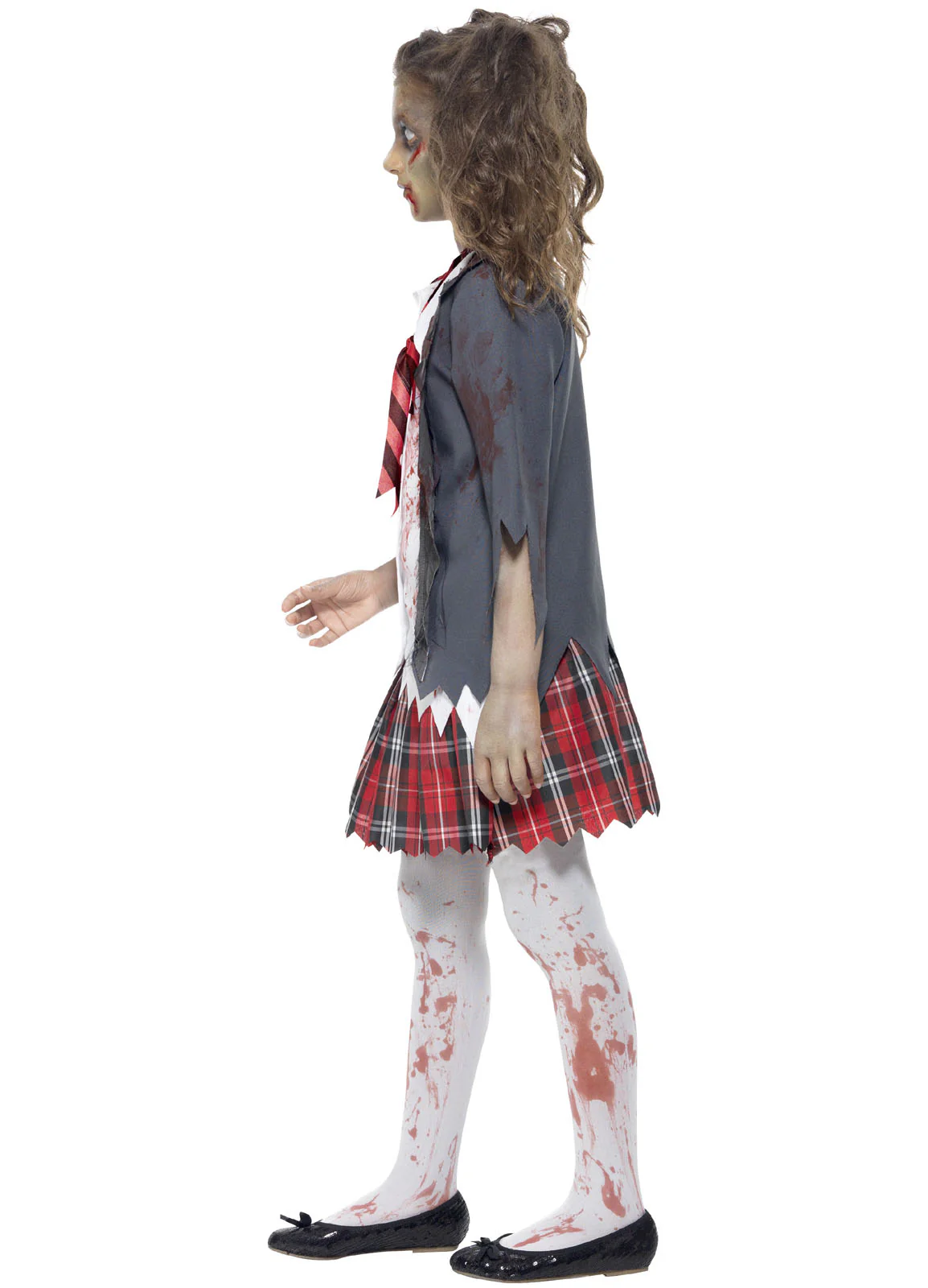 Zombie School Girl Costume Child - Image 2